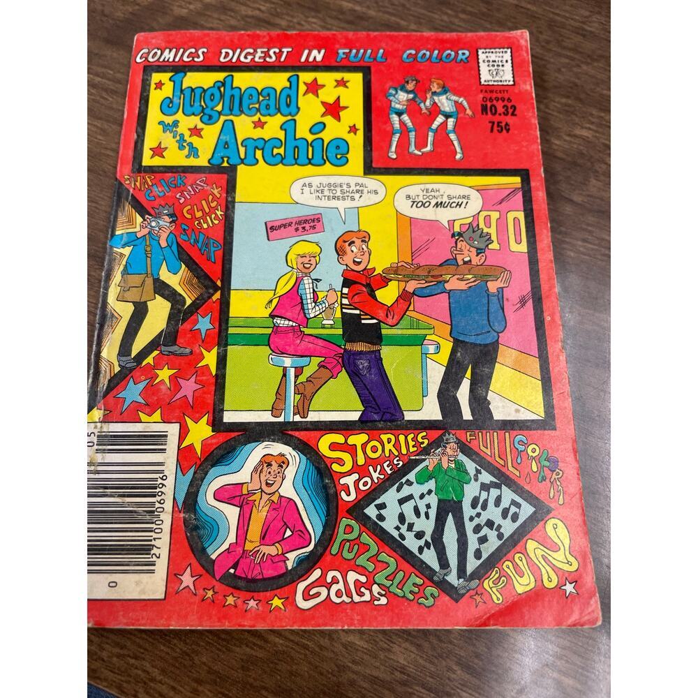 Vintage Jughead with Archie Comics Digest #32 – Full Color – Rare Collectible!